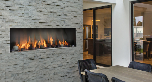 Barbara Jean Collection 36" Linear Single-Sided Outdoor Fireplace - OFP4336S1