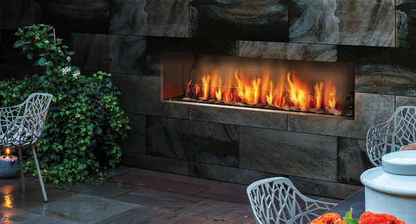 Barbara Jean Collection 48" Linear Single-Sided Outdoor Fireplace - OFP5548S1