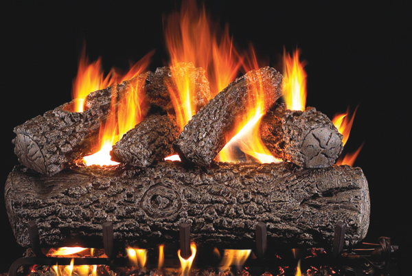 Real Fyre Post Oak 30" Classic Series Outdoor Standard Vented Gas Log Set - PO-30-OD