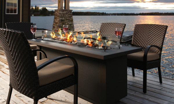 Barbara Jean Collection 66" Linear Outdoor Fire Table with 48" Linear Burner - OLT48GMAPT Barbara Jean Collection 66" Linear Outdoor Fire Table with 48" Linear Burner - OLT48GMAPT