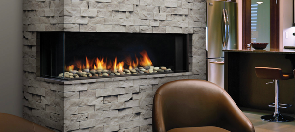 Marquis Enclave 48" Peninsula/Corner Linear Direct Vent Fireplace - MQVLBG48 Marquis Enclave 48" Peninsula/Corner Linear Direct Vent Fireplace - MQVLBG48