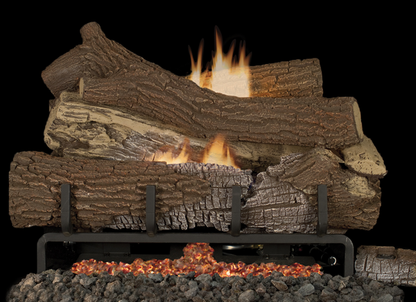 Superior Giant Timbers Series 30" Outdoor Concrete Gas Log Set - LMF30GTA-O