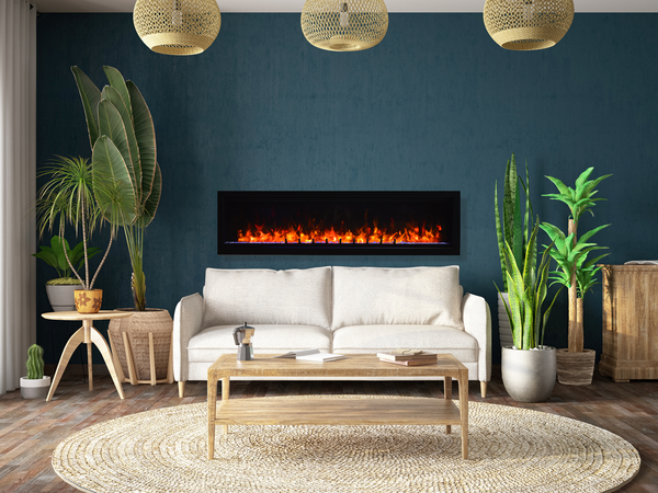 Amantii Fire & Ice Evolution 60" Wall Mounted/Built-In Electric Fireplace - EVO6020