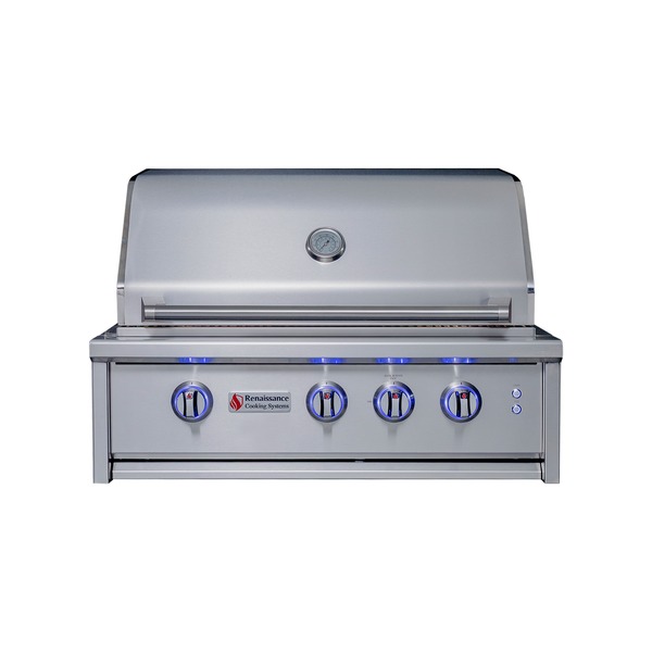 RCS Cutlass Elite 30" Gas Grill with Rear Burner & LEDs - CEG30
