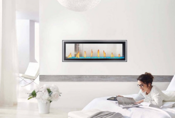 Napoleon Vector 50" See Through Linear Direct Vent Fireplace - LV50N2-2