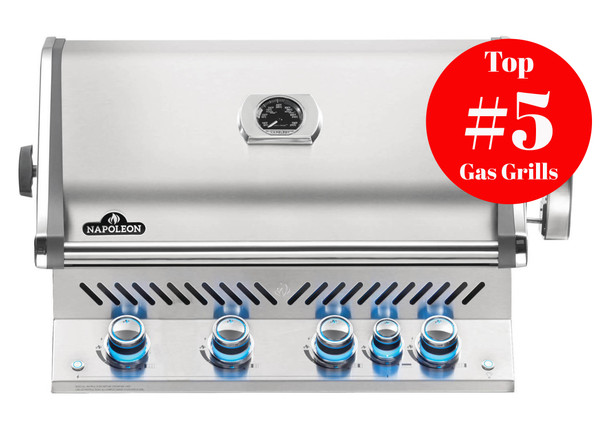 Napoleon Prestige PRO 500 RB Stainless Steel Built-In Grill - BIPRO500RBNSS-3