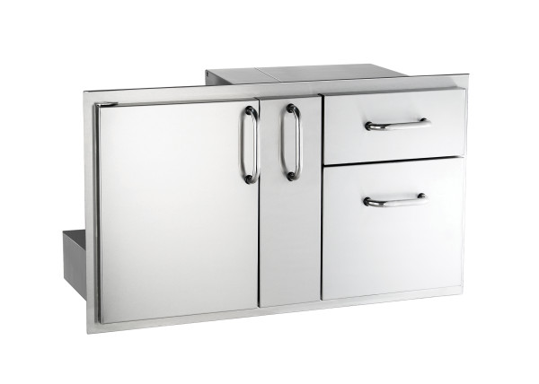 AOG 18" X 36" Door w/Double Drawer & Platter Storage