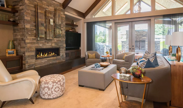 Majestic Echelon II Linear Direct Vent Gas Fireplace