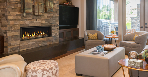 Majestic Echelon II 48" Linear Direct Vent Gas Fireplace