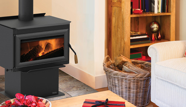 Ironstrike Tahoma 2100 Wood Burning Stove with Cast Door - T2100GL