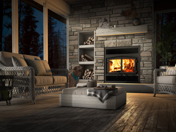 Osburn Stratford II Large Wood-Burning Fireplace - OB04007