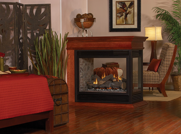 Empire Tahoe/Madison 36" Peninsula Premium Direct Vent Gas Fireplace - DVP36PP Series