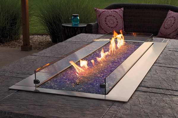 Empire WMH Carol Rose Coastal Collection 60" Linear Outdoor Fire Pit - OL60TP