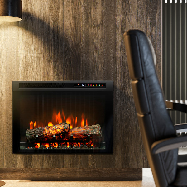 Dimplex Nova 26" Multi-Fire XHD Plug-In Electric Firebox w/ Log Media - XHD26L Dimplex Nova 26" Multi-Fire XHD Plug-In Electric Firebox w/ Log Media - XHD26L