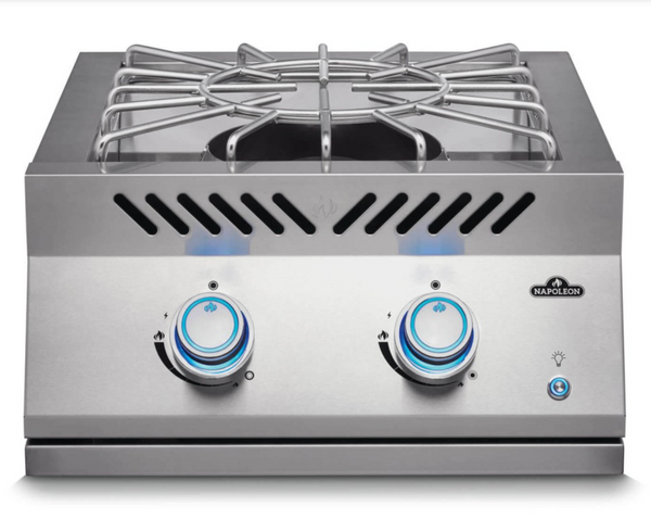 Napoleon 700 Series Built-In Power Burner with Stainless Steel Cover - BIB18PBNSS