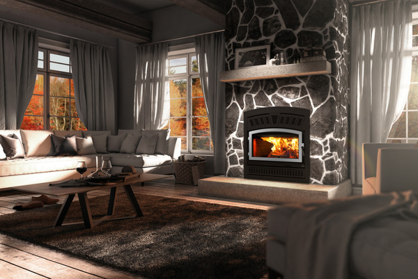 Valcourt Lafayette II High Efficiency Wood-Burning Fireplace - FP10R