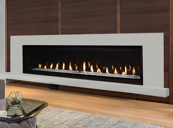 Superior DRL6000 Series 84" Linear Direct Vent Gas Fireplace, Electronic Ignition - DRL6084TEN