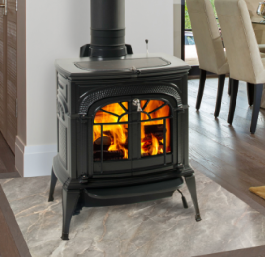 Vermont Casting Intrepid FlexBurn Wood Stove, Classic Black - 0002115  TAX CREDIT QUALIFIED