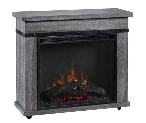 Dimplex Morgan Electric Fireplace Mantel, Charcoal Oak - C3P23LJ-2085CO