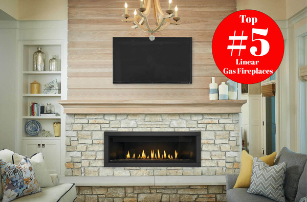 Napoleon Ascent Linear 56" Direct Vent Fireplace - BL56NTE