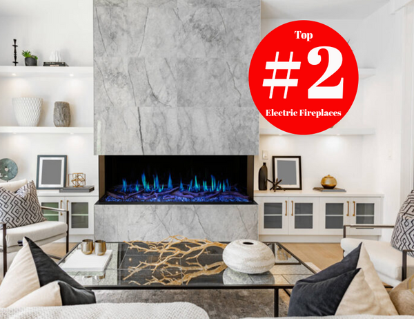 Modern Flames Orion Multi 60" Multi-Sided Heliovison Linear Electric Fireplace - OR60-MULTI