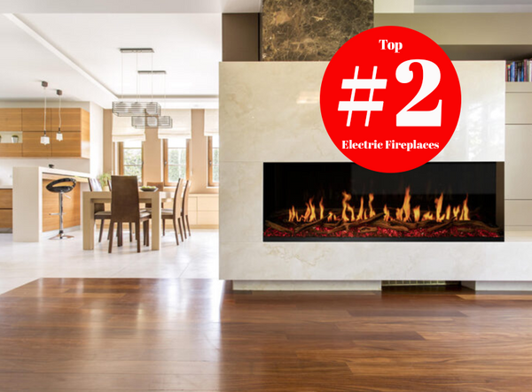 Modern Flames Orion Multi 76" Multi-Sided HelioVison Linear Electric Fireplace - OR76-MULTI