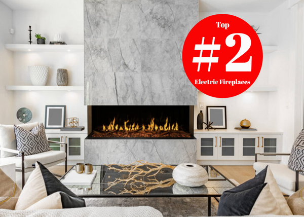 Modern Flames Orion Multi 100" Multi-Sided Heliovison Linear Electric Fireplace - OR100-MULTI