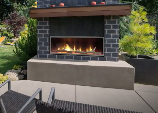 Majestic Lanai 48" Outdoor Linear Fireplace