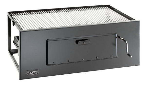 FireMagic Lift-A-Fire Built-In Charcoal Grill