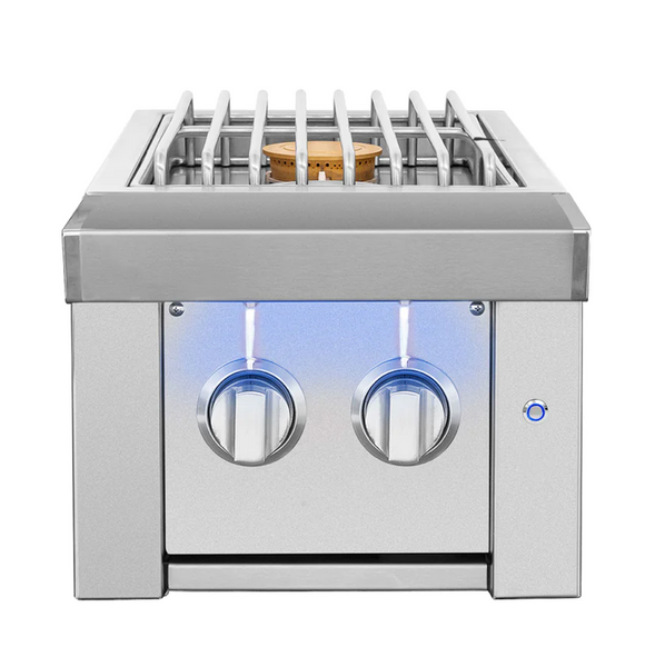 American Made Grills Estate Double Side Burner - ESTSB2-NG(LP)