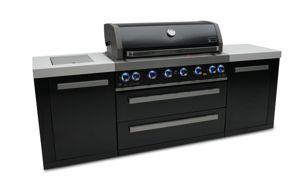 Mont Alpi 805 Black Stainless Steel Outdoor Kitchen Island - MAi805-BSS