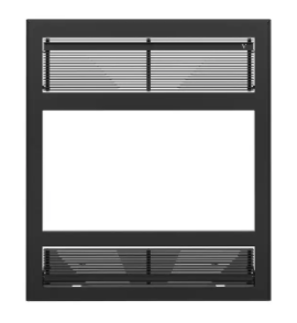 Ventis Black Modern Faceplate  | + 800  for HE325 - VBA1570