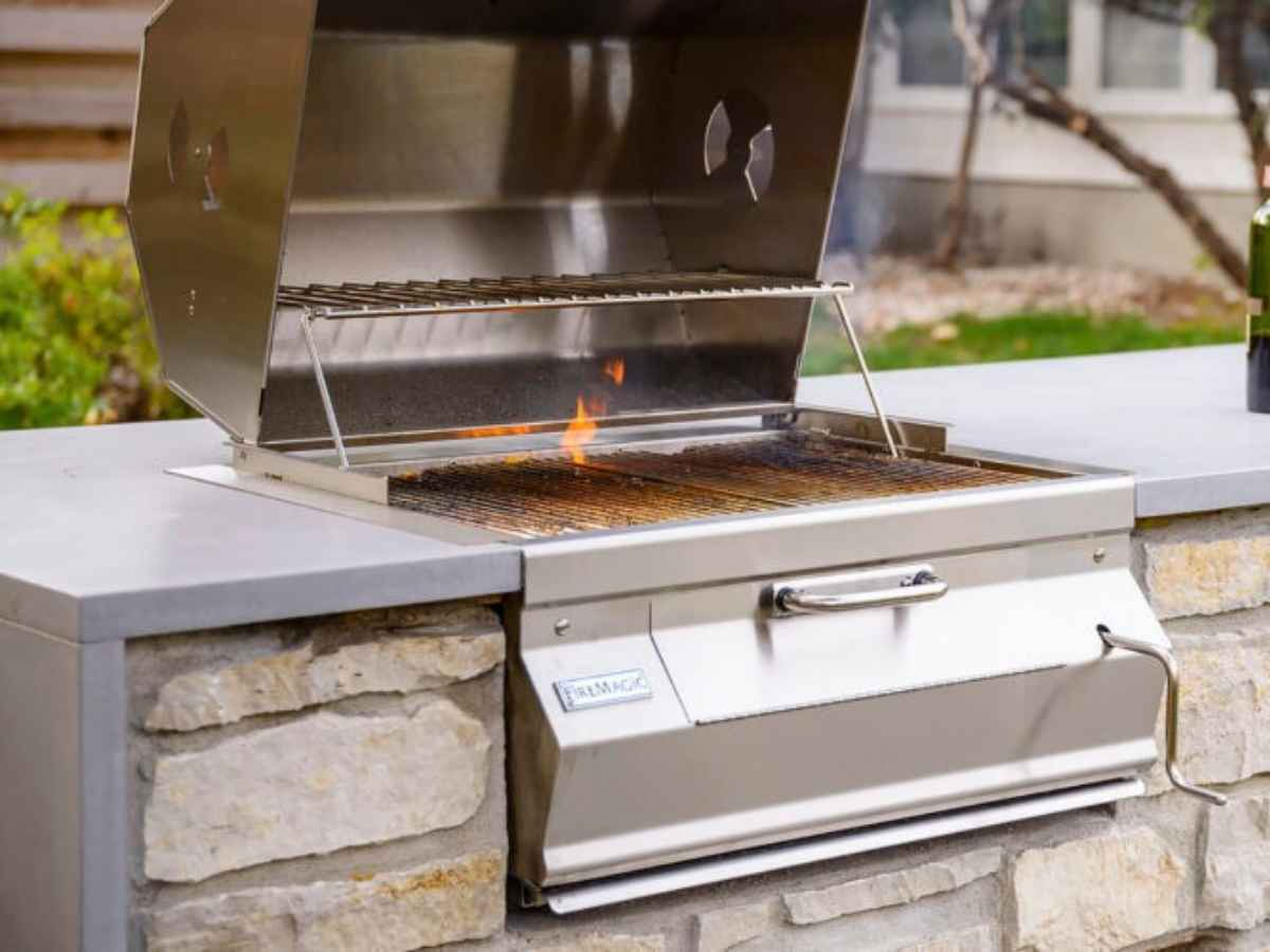 Fire Magic Charcoal 24" Stainless Steel Built-In Grill | Mod Living Spaces