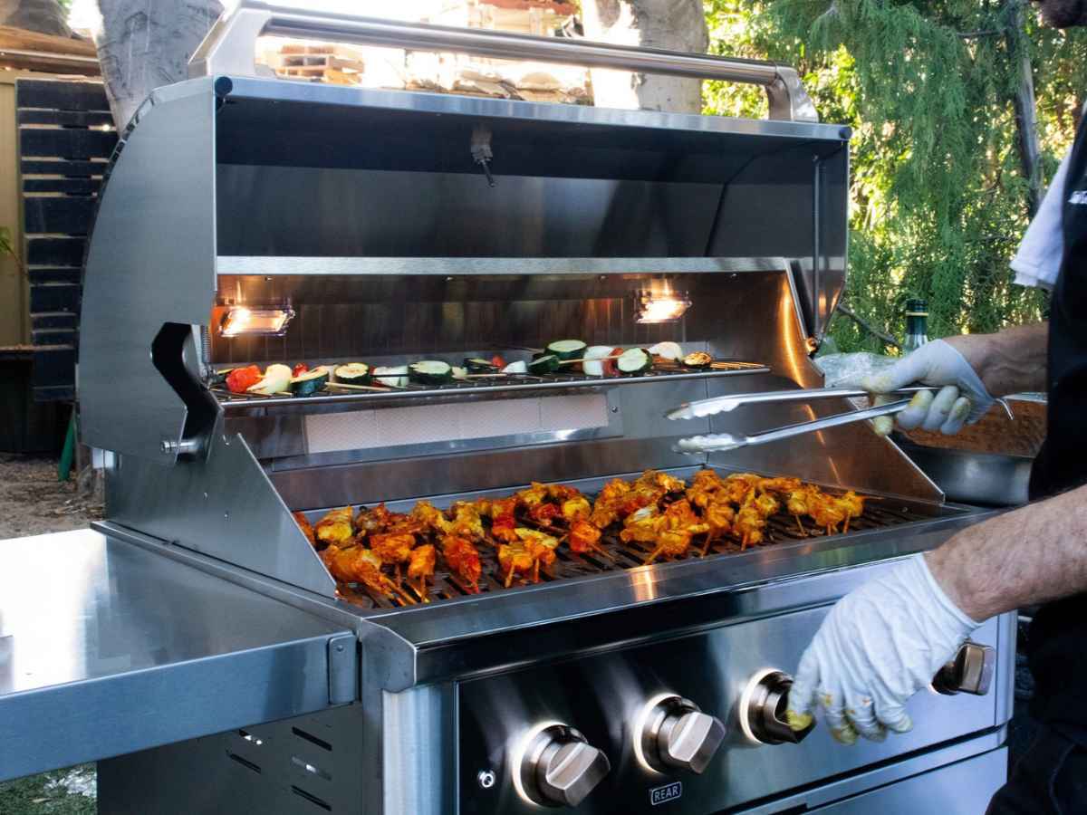 Wildfire Ranch Pro 36" 3-Burner Built-In Gas Grill with Freestanding Cart | Mod Living Spaces