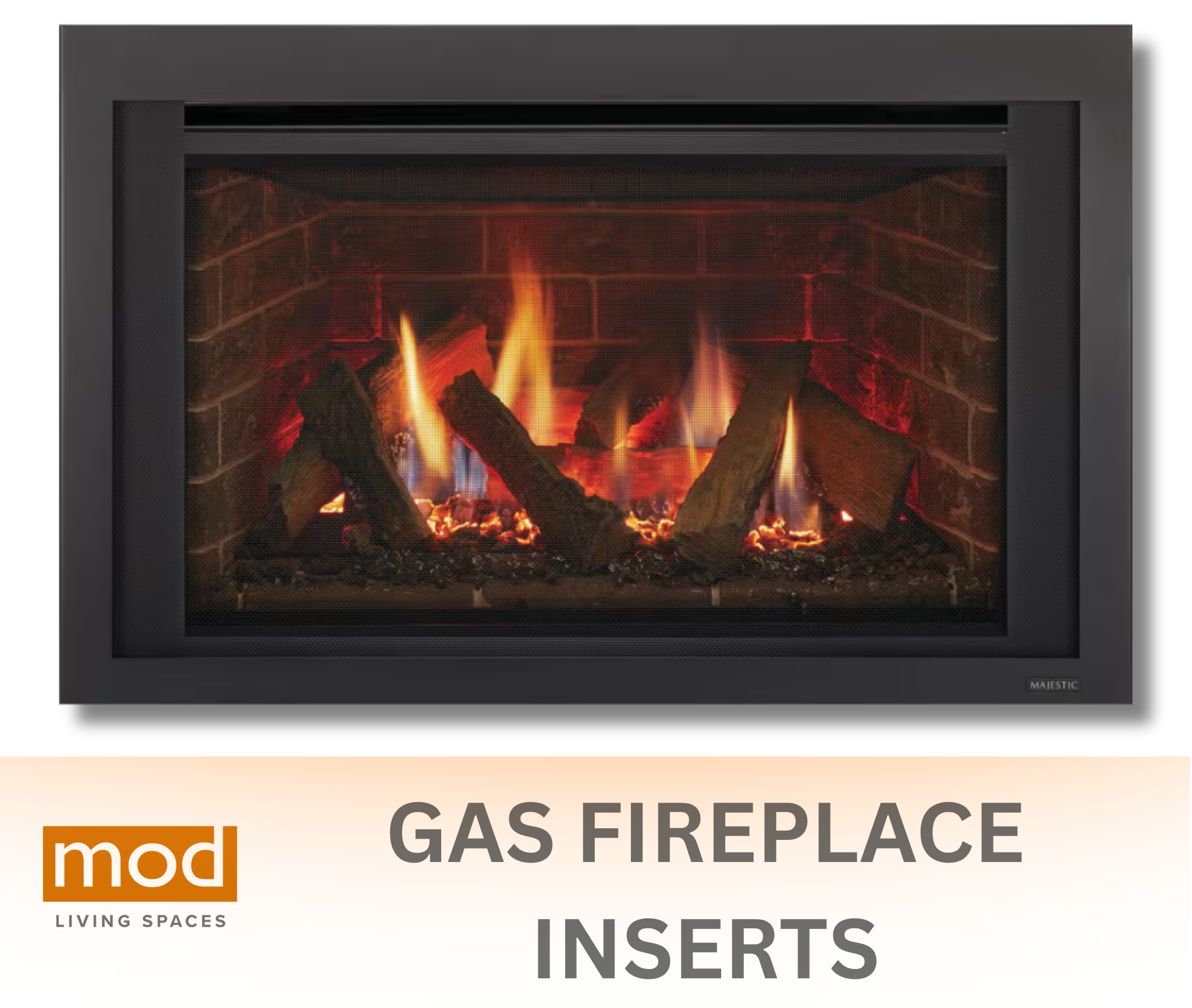 Shop Majestic Direct Vent Gas Fireplace Inserts | Trilliant, Ruby & Jasper