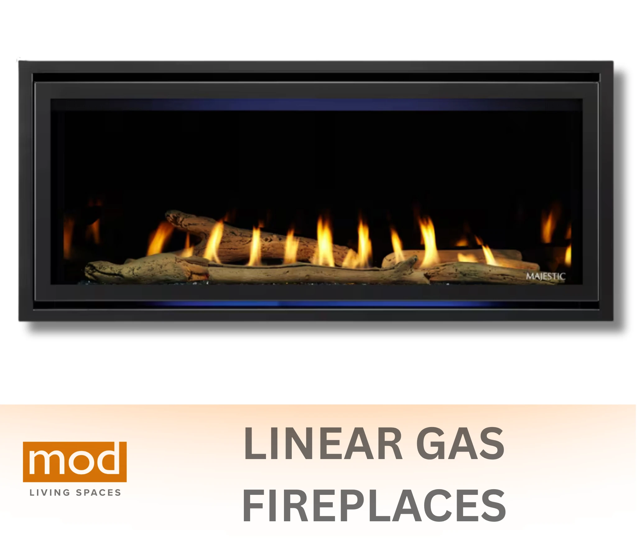 Shop Majestic Linear Gas Fireplaces at Mod Living Spaces