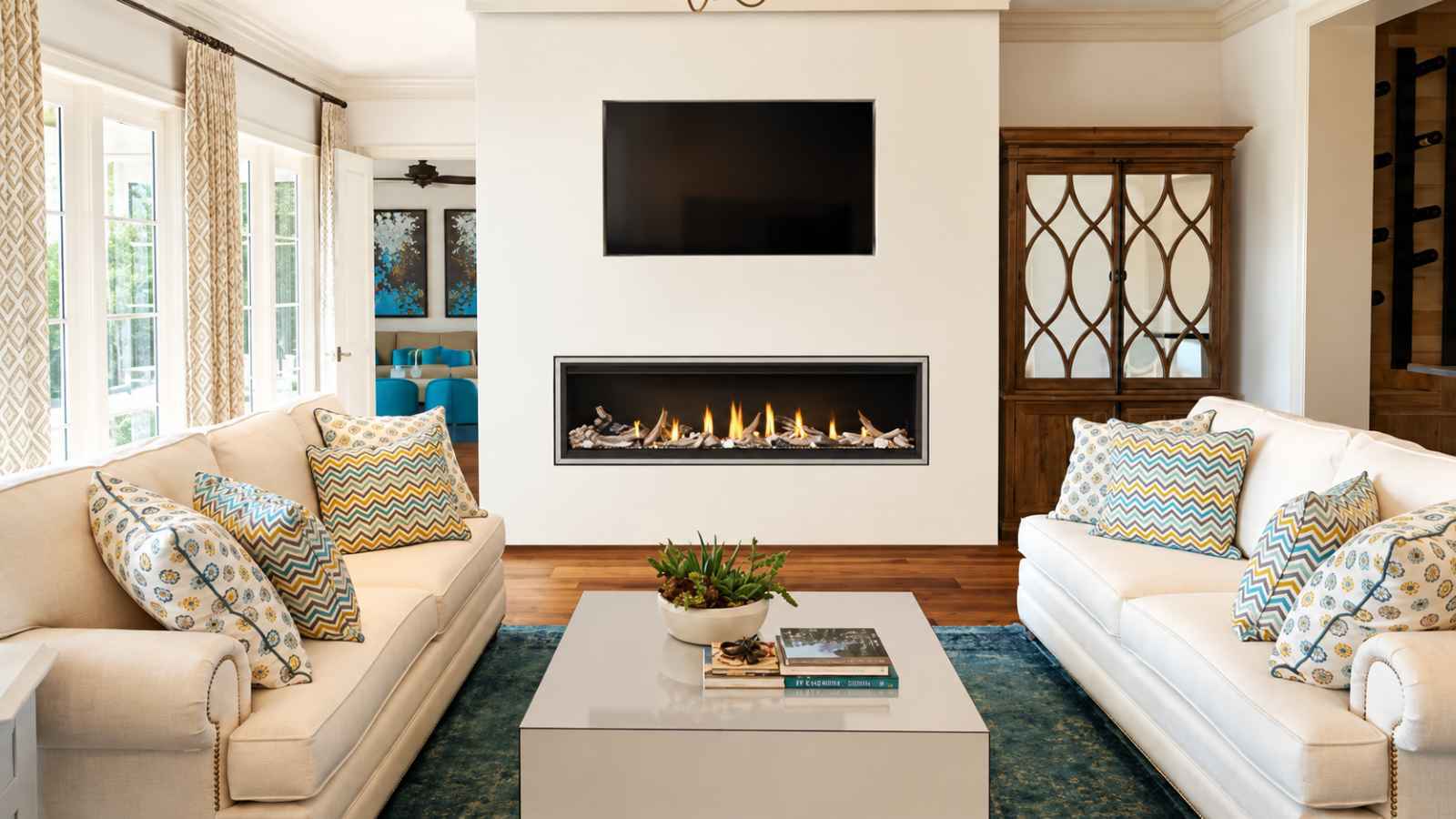 Napoleon Vector 62" Direct Vent Gas Fireplace | Mod Living Spaces