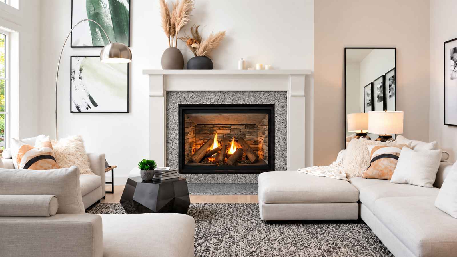 Majestic Meridian Platinum 36" Traditional Direct Vent Fireplace | Mod Living Spaces