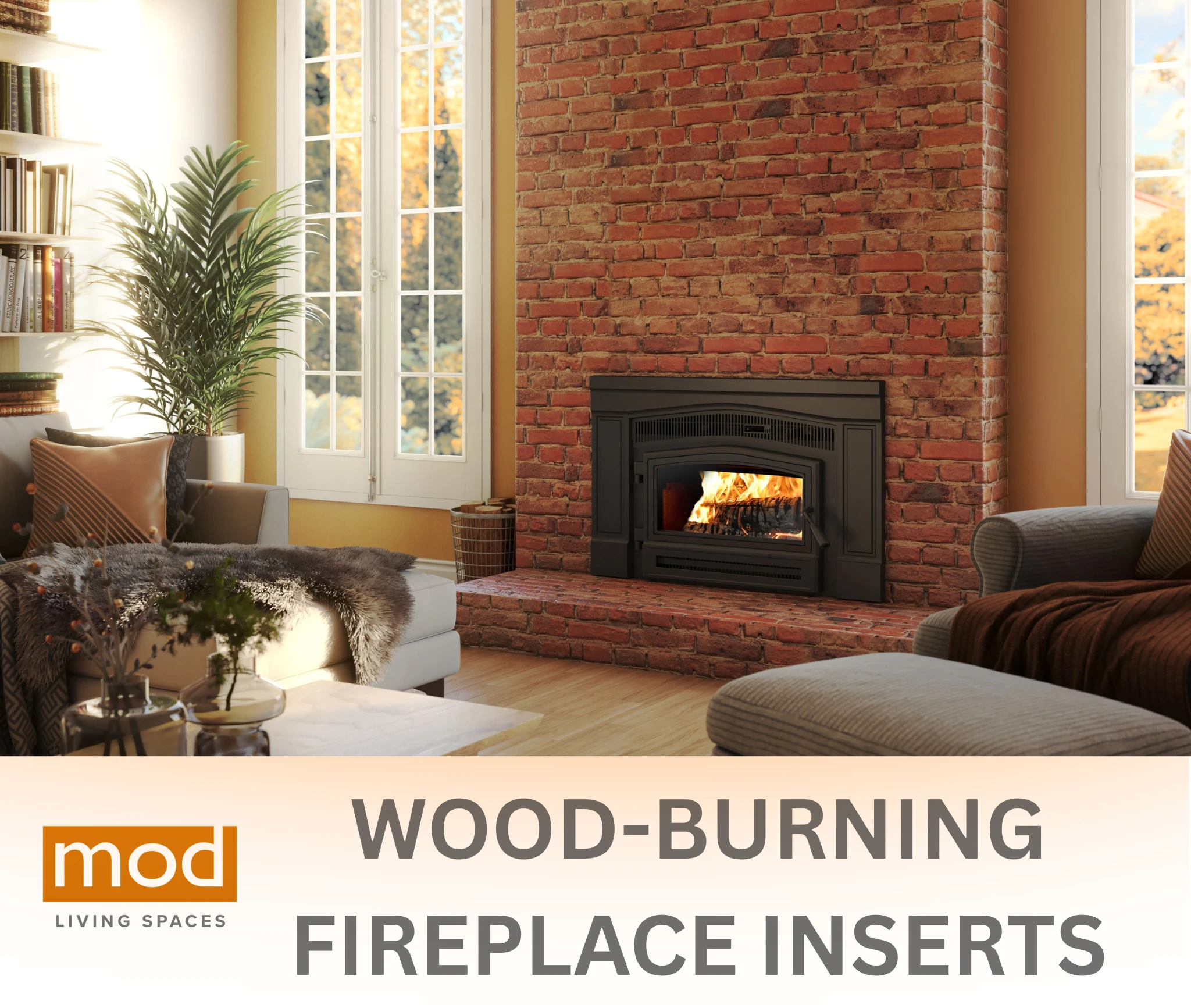 Shop Osburn Wood-Burning Fireplace Inserts at Mod Living Spaces
