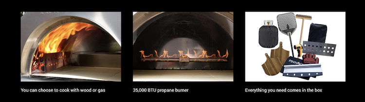 Pinnacolo Premio Wood Burning Outdoor Pizza Oven — My Backyard Zone