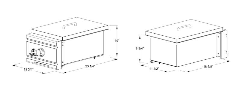 Summerset TRL Built-in Sear Side Burner - TRLSS