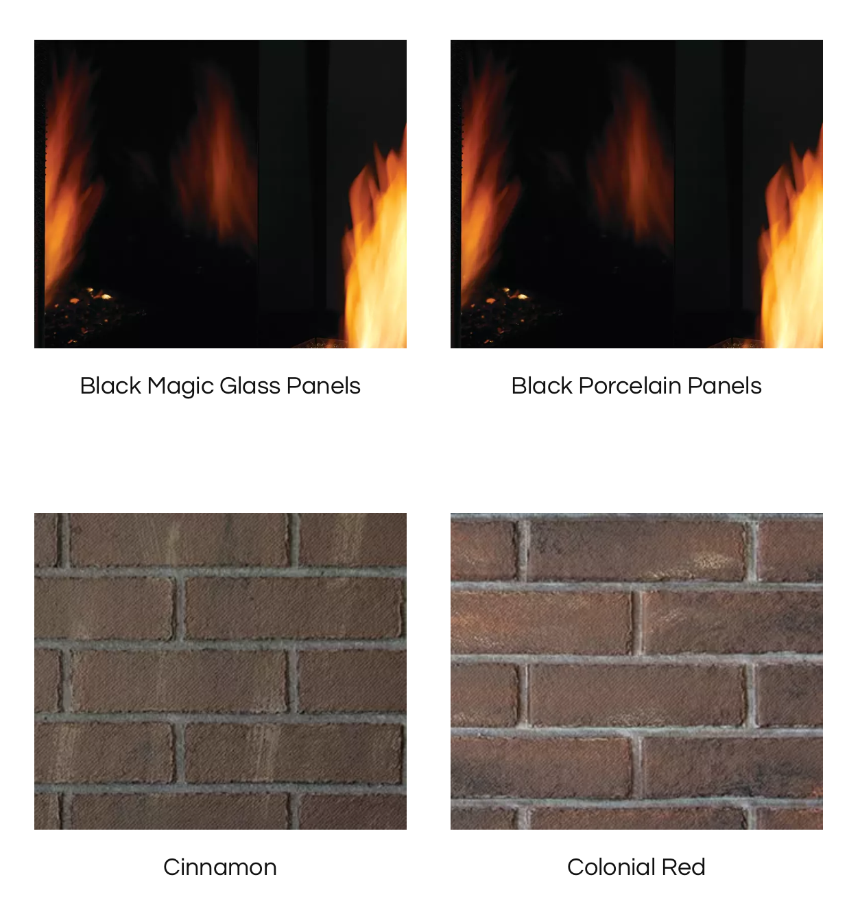 Monessen FBVFF32CM Cinnamon Firebrick Panels for VFF32 Series