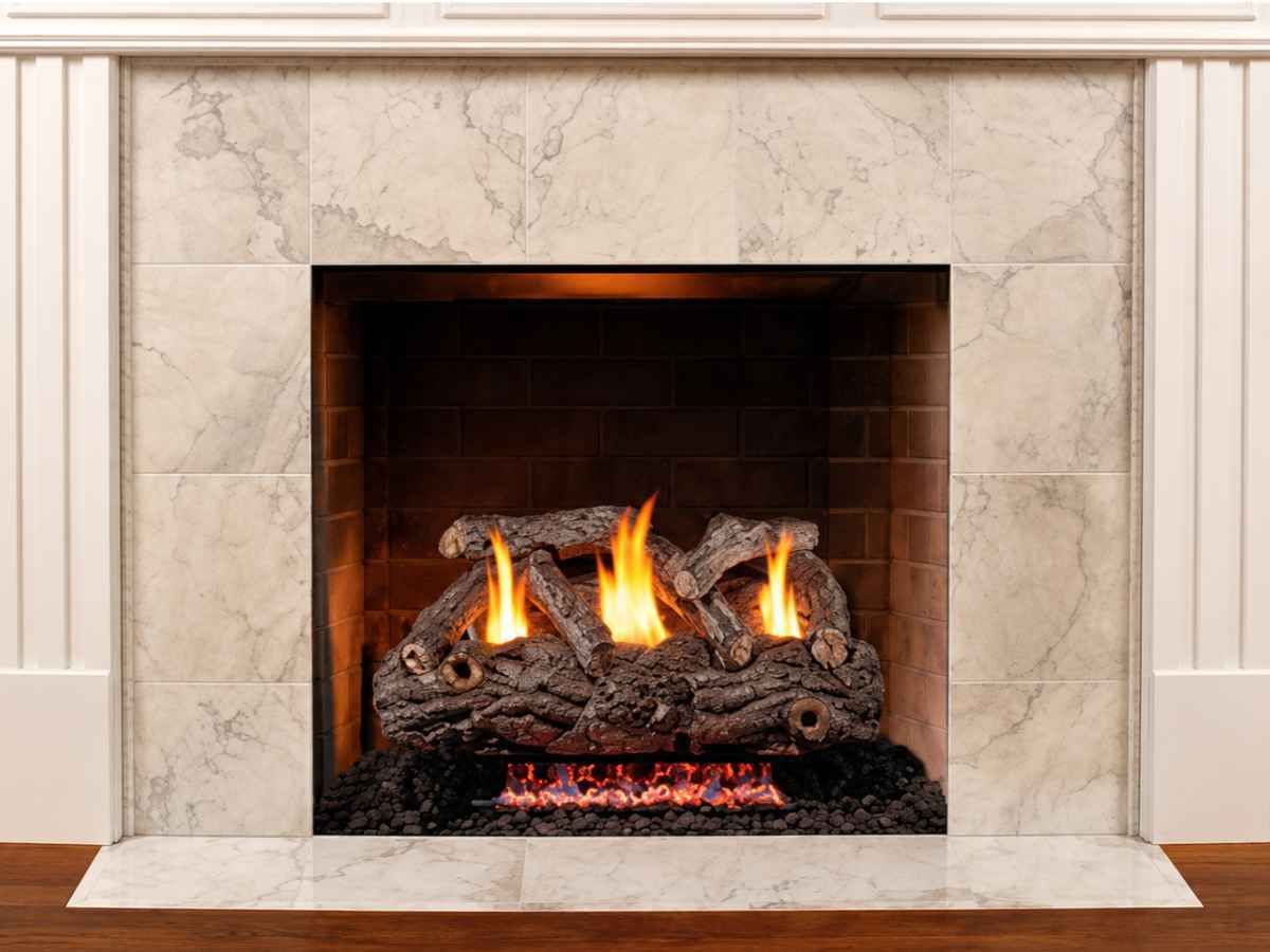 Real Fyre Golden Oak Designer 30" G9E Series Vent-Free Gas Log Set | Mod Living Spaces