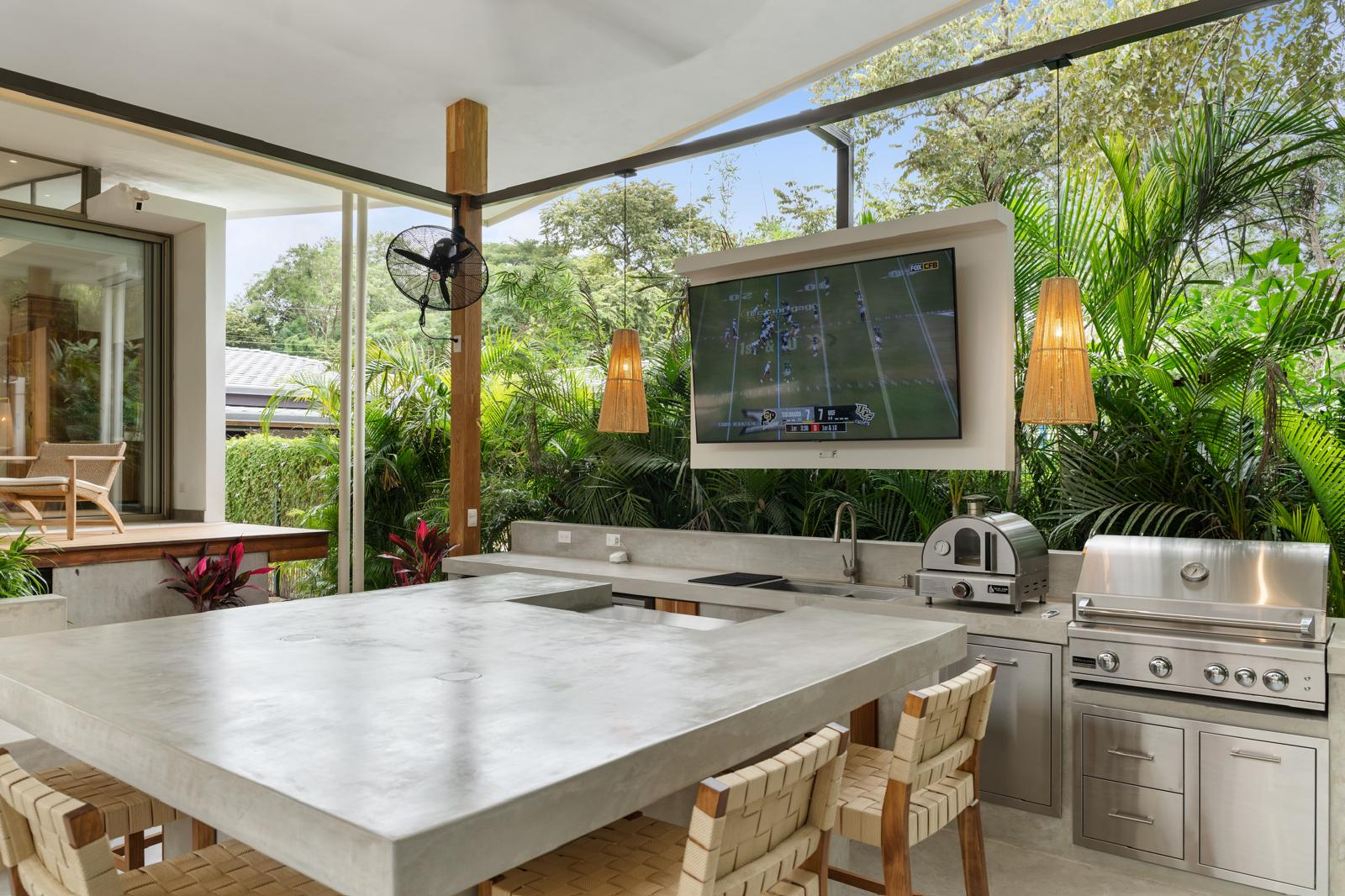 Custom outdoor kitchen project by Mod Living Spaces