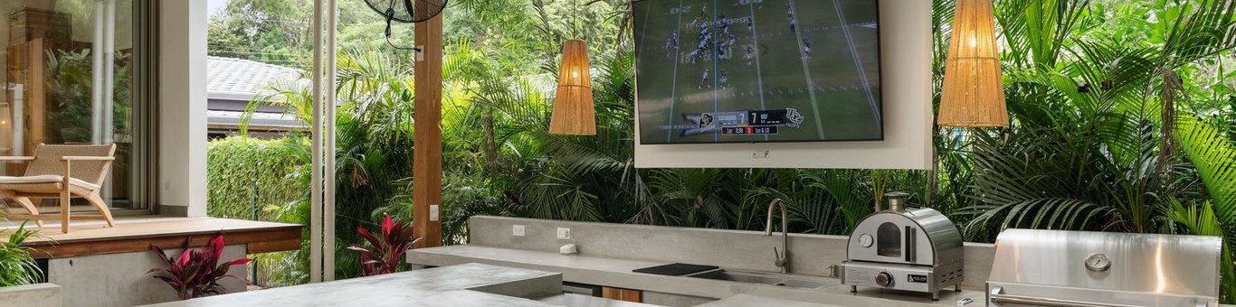 Custom outdoor kitchen project by Mod Living Spaces