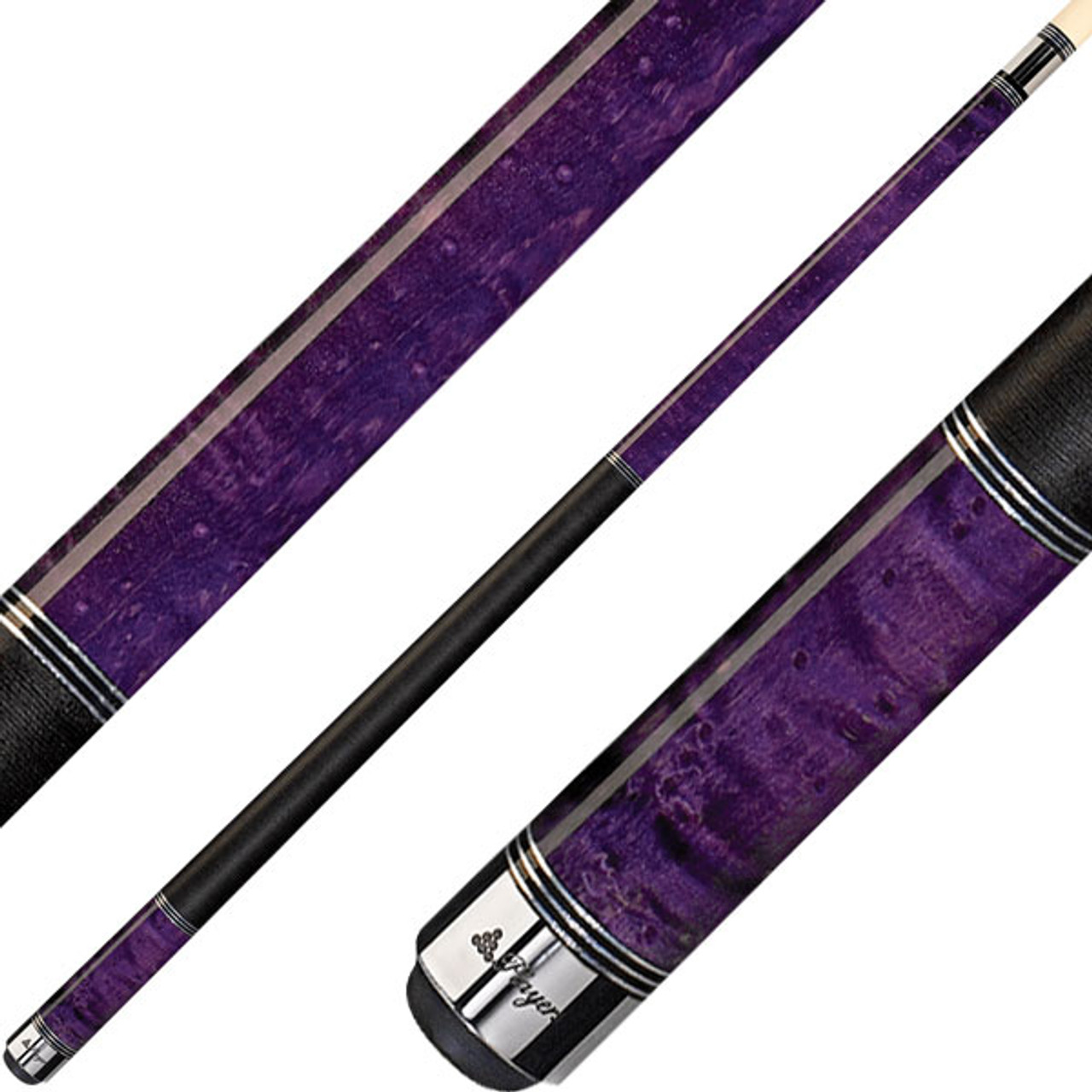 C965 FREE CASE & JOINT CAPS Plum Stain NEW Players C-965 Pool Cue 