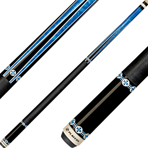 Players Cues - Blue White Cross C-985