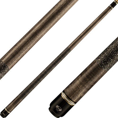 Viking Cues Smoke with Brass and White Pearl Rings
