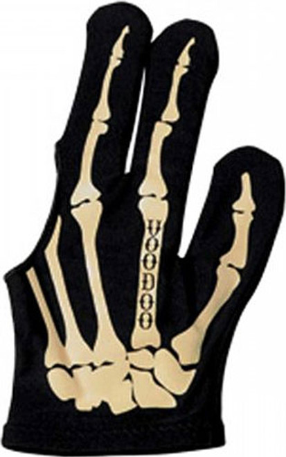 Voodoo Billiard Glove Bone Skeleton - Left Bridge Hand