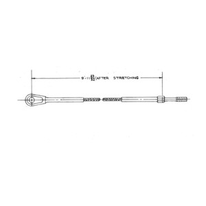 A75N1-3417-SS-ACP CABLE ASSEMBLY - RUDDER PEDAL, SWAGED
